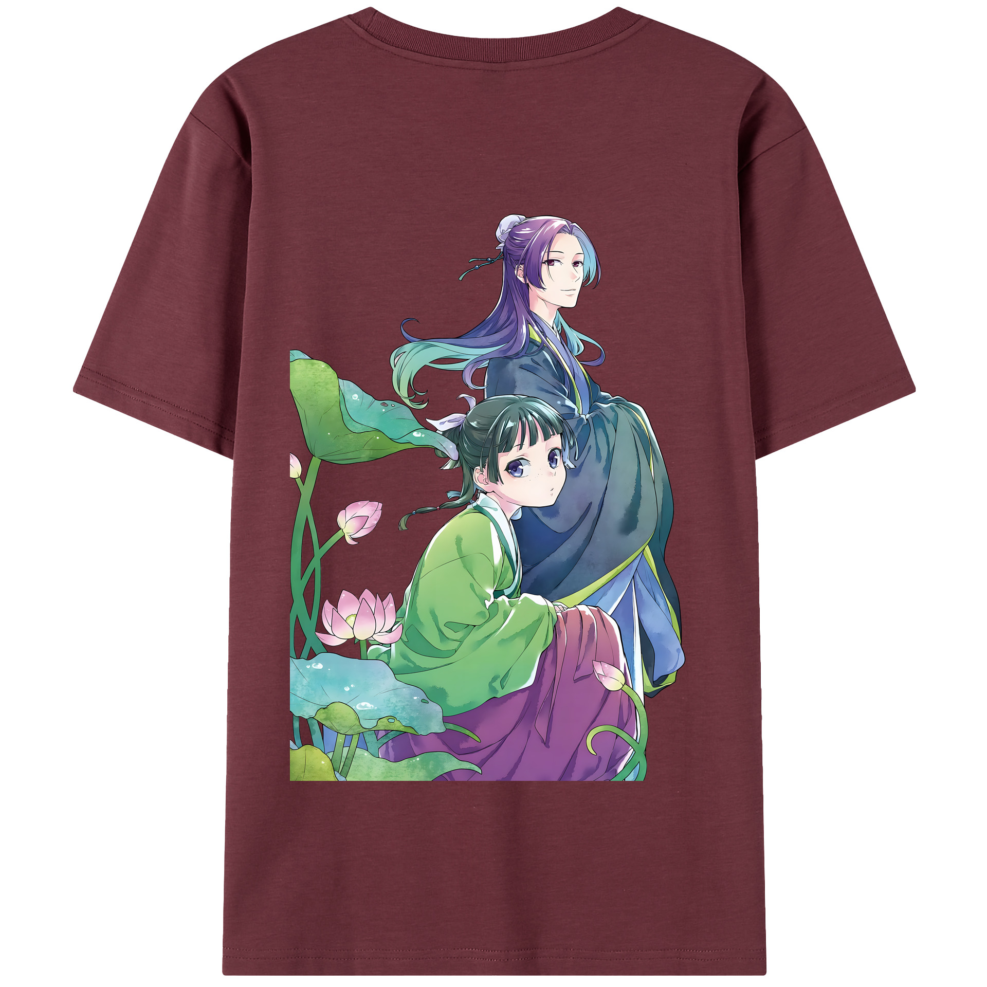 （画像用） 薬屋のひとりごと The Apothecary Diaries 綿100％半袖Tシャツ（背面プリント）